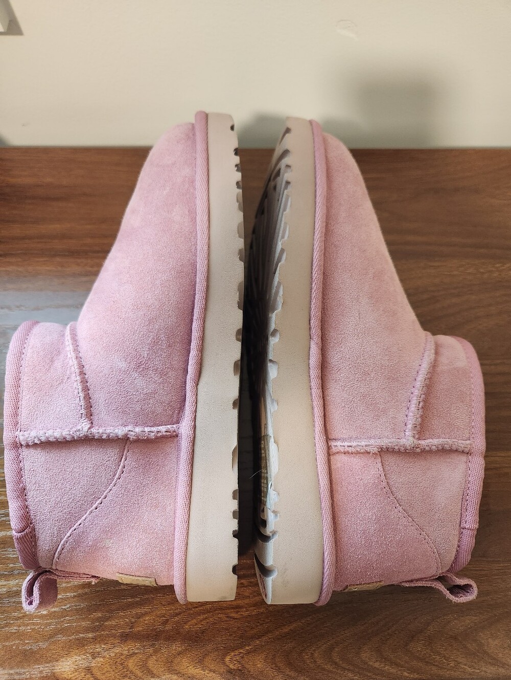UGG Classic Ultra Mini Boots In Dusty Orchid Size 7 - Picture 7 of 14